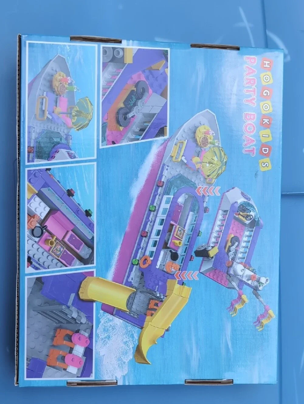 Party Boat Building Set - Pink & Yellow